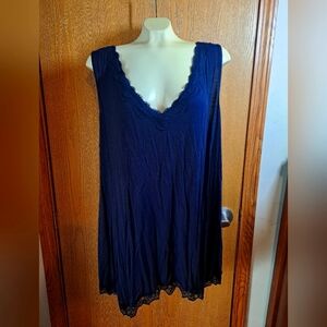 Lane Bryant Deep Blue Tank Blouse